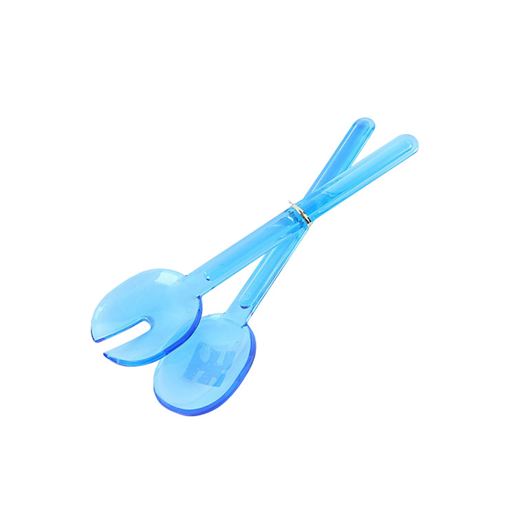 HAD1300 Candy Colored Salad Fork and Spoon Set