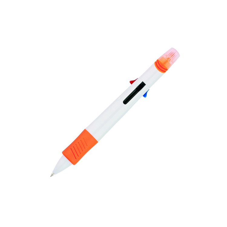 FPP1400 4-color Study Ballpoint Pen Highlighter Combo
