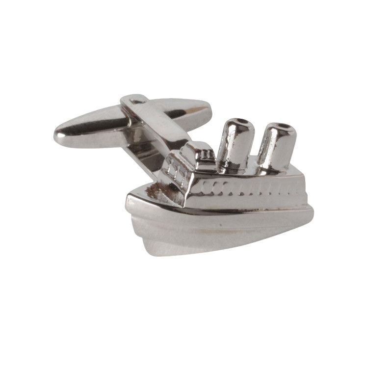 APE1201 Boat-shaped Cufflinks