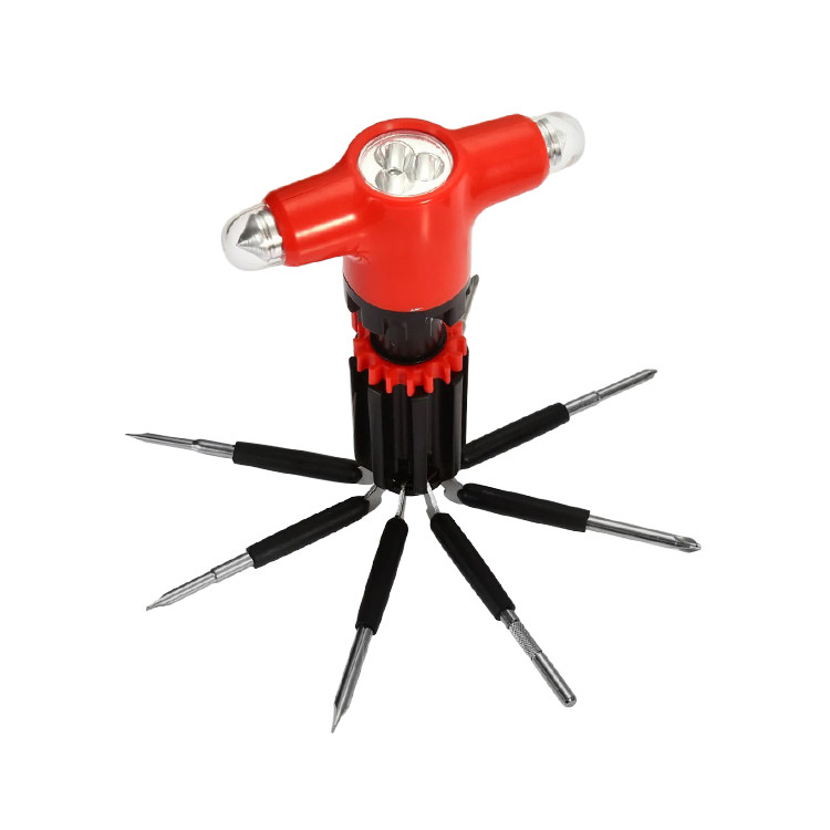 HAA1410 8-in-1 Multifunctional LED Safety Hammer