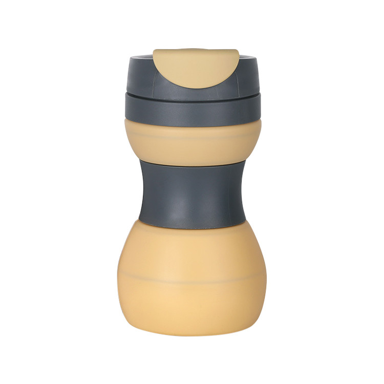 SUD1316 Dumbbell-shaped Silicone Collapsible Bottle