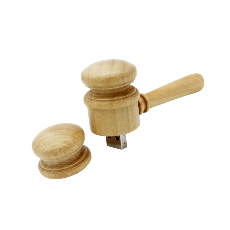 ELS1432 Wooden Gavel USB Flash Drive
