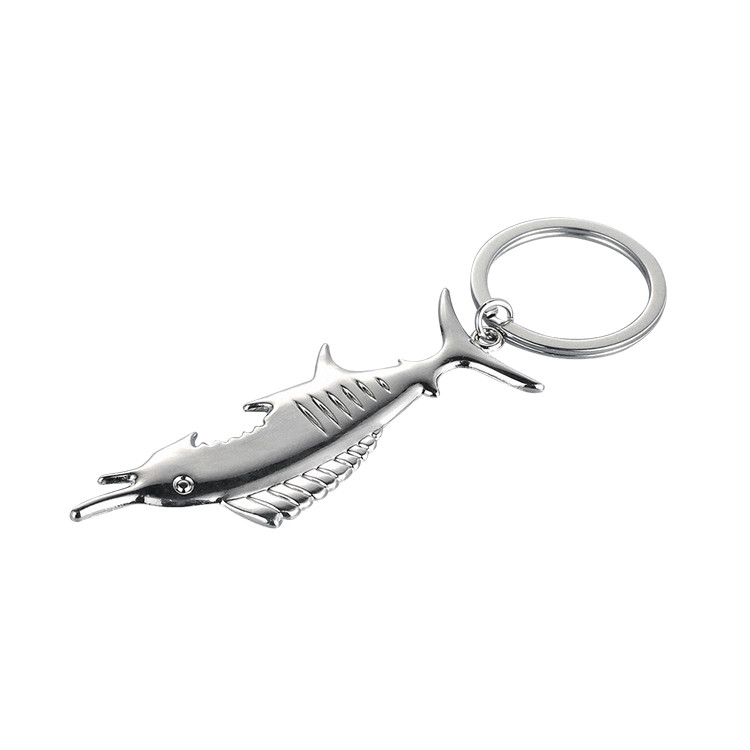 HAO1325 Shark Shape Bottle Opener Keychain