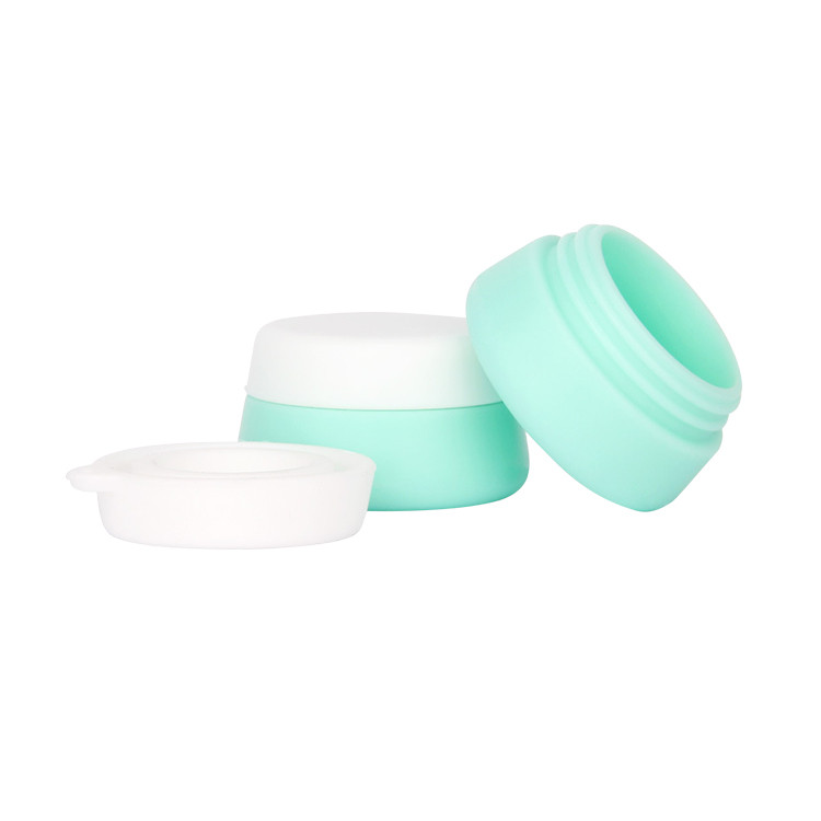 HAC1718 Candy Color Round Silicone Concentrate Jar