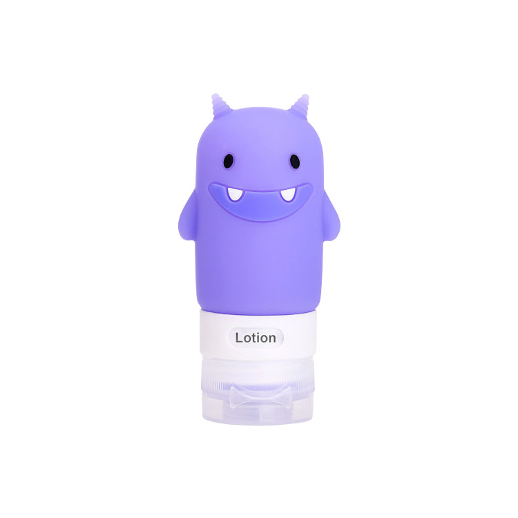 HPC1423 Reusable Monster Silicone Travel Lotion Bottle