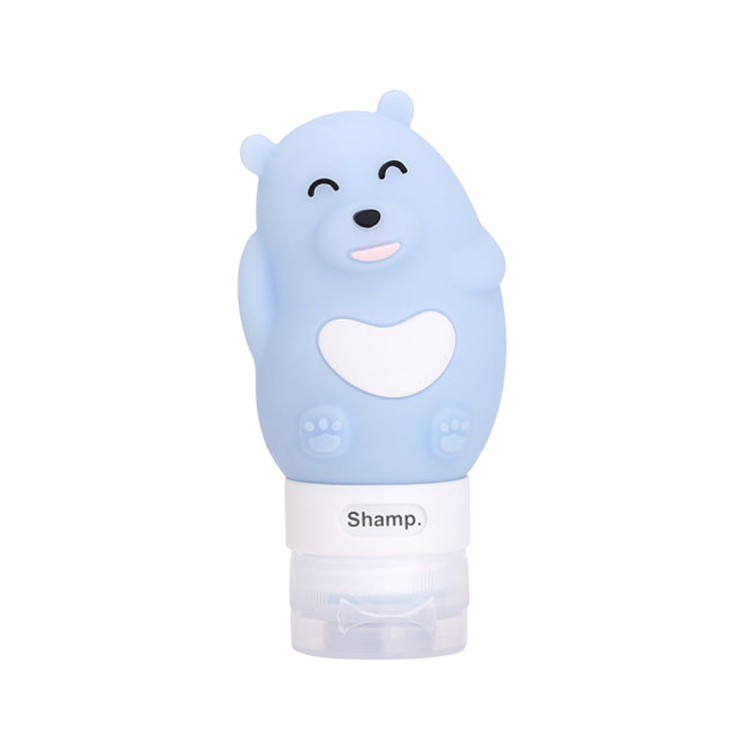 HPC1424 Silicone Bear-shaped Travel Lotion Bottle
