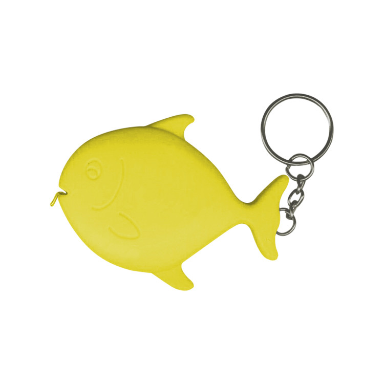 HAT1318 Fish Shaped Tape Measure Keychain