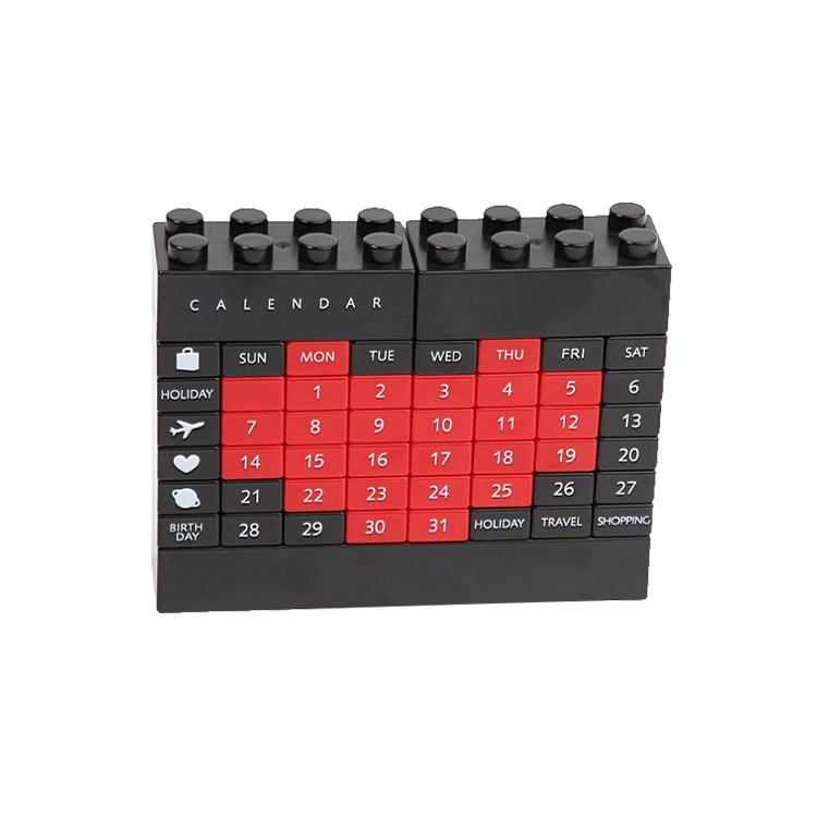 FPA1300 Creative Toy Block Perpetual Calendar