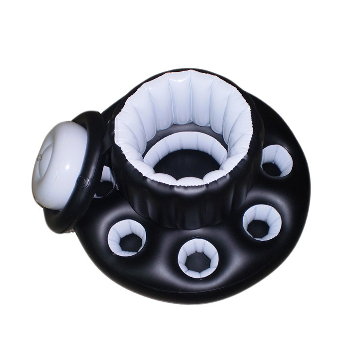 SUE1447 Inflatable PVC Floating Drink Cup Holder