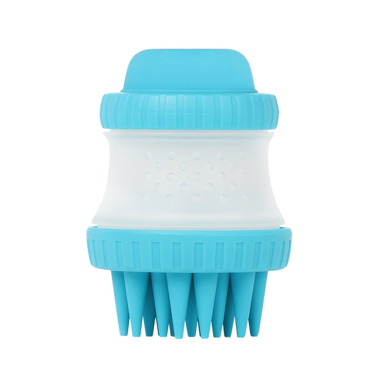 HAP1325 Silicone Pet Washing Brush with Built-in Shampoo Reservoir