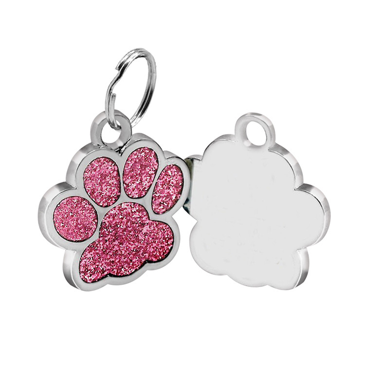 HAP1343 Paw Print Shape Pet Tag