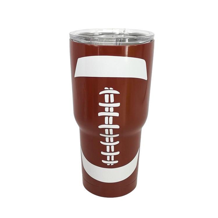HAR1324 30 Oz Football Drinking Tumbler