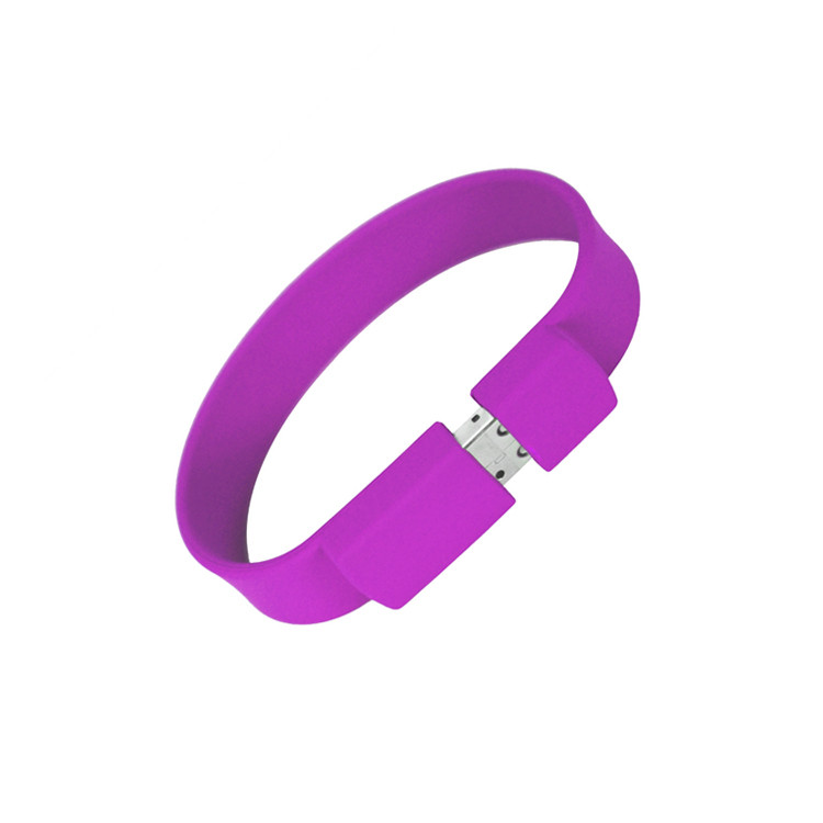 ELS1114 Silicone Wrist Band USB Flash Drive 2GB
