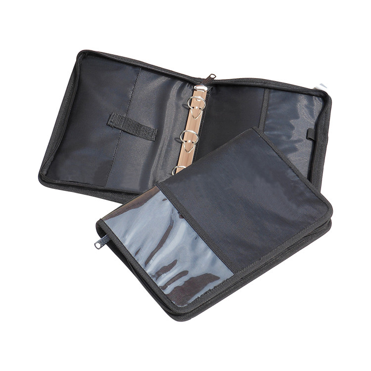 FPD1235 Polyester Fabric Zipper Padfolio