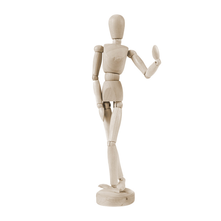 BWT1350 Mini Wooden Joint Puppet Toy