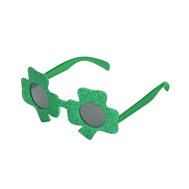 SUS1423 Green Clover Party Glasses