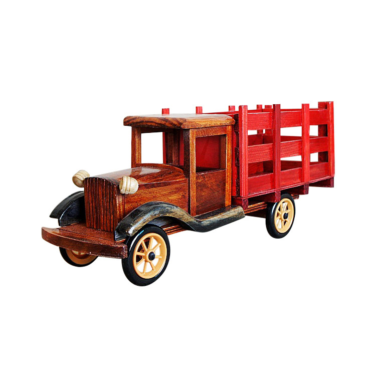HAC1908 Vintage Truck Shaped Wine Bottle Rack