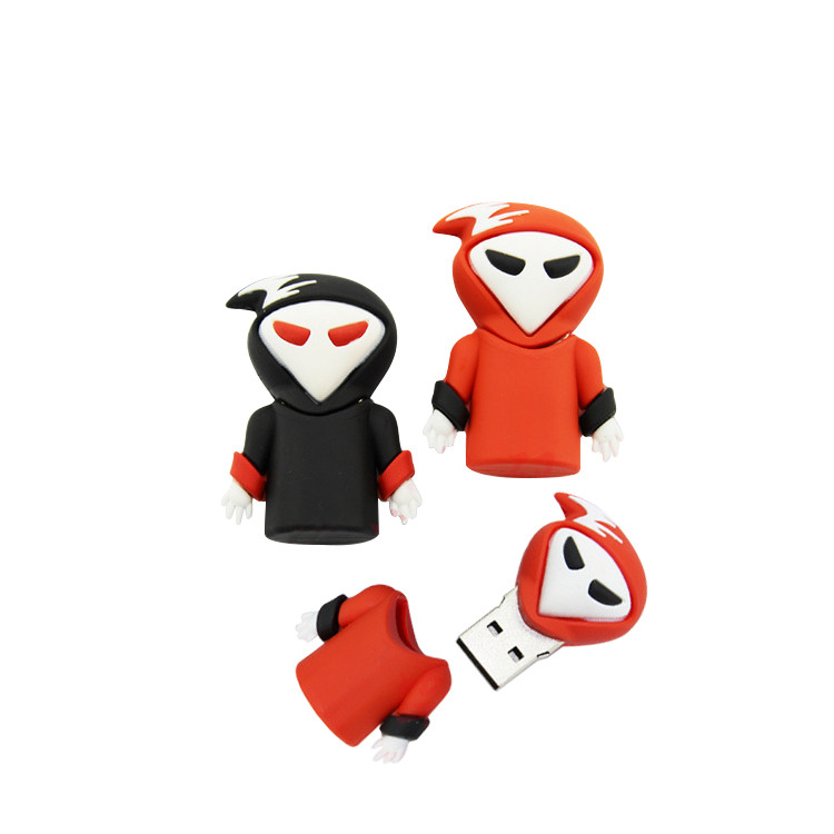 ELS1175 Ghost PVC USB Flash Drive 2GB