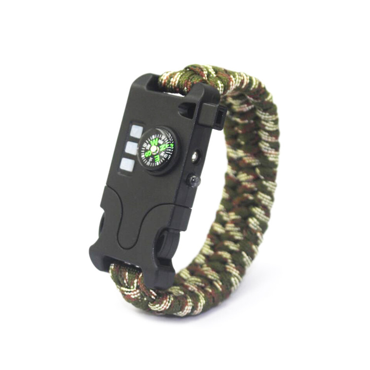 SUC1641 7 in 1 Outdoor Mulitifunctional Bracelet