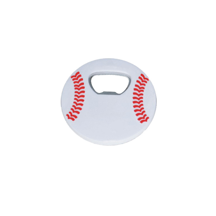HAO1407 Baseball Shaped Magnetic Bottle Opener