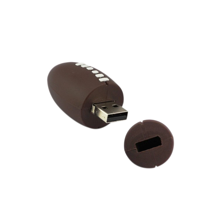 ELS1184 PVC Football USB Flash Drive 2GB