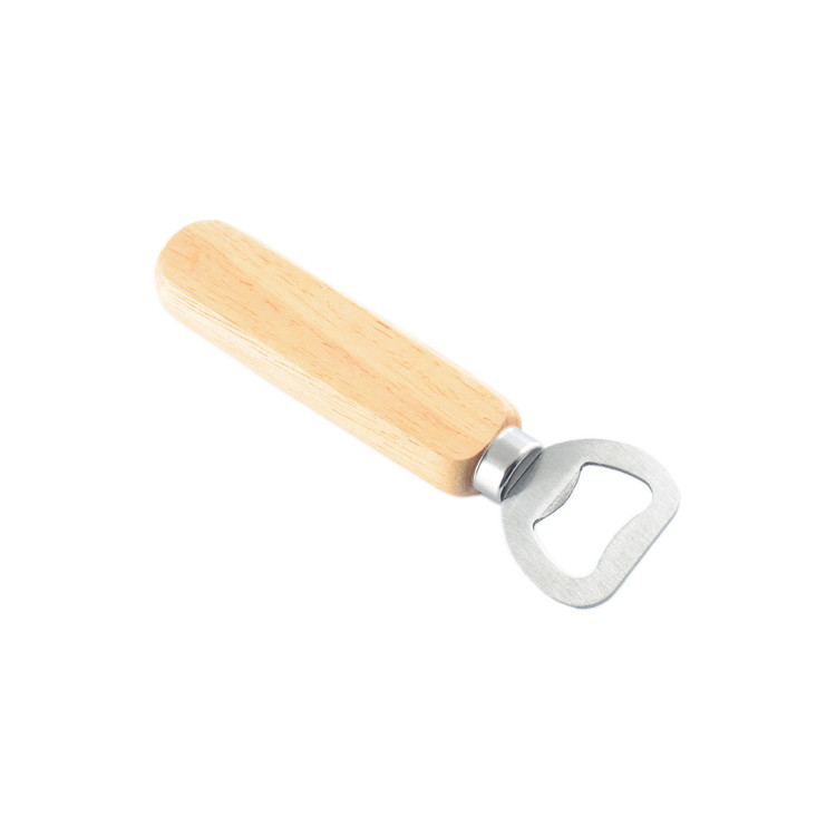 HAO1409 Wooden Long Handle Bottle Opener
