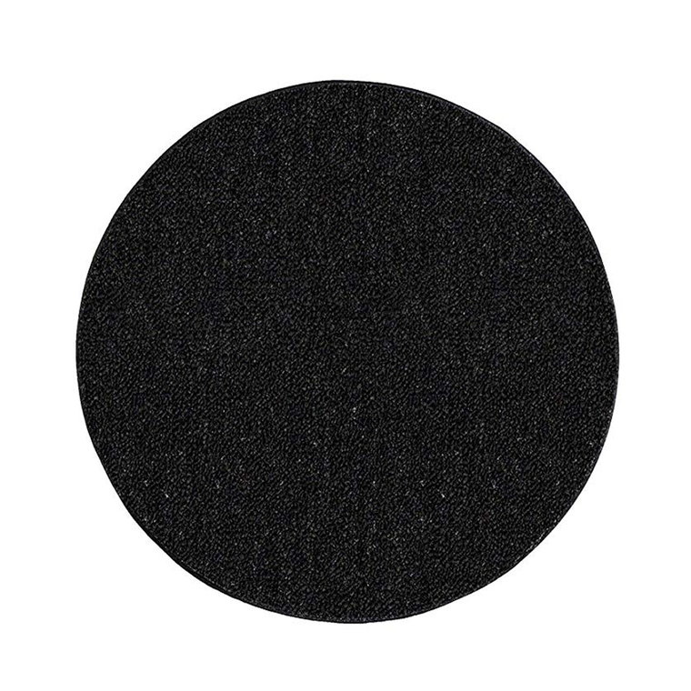 HAT1418 Simple Round Crystal Velvet Carpet