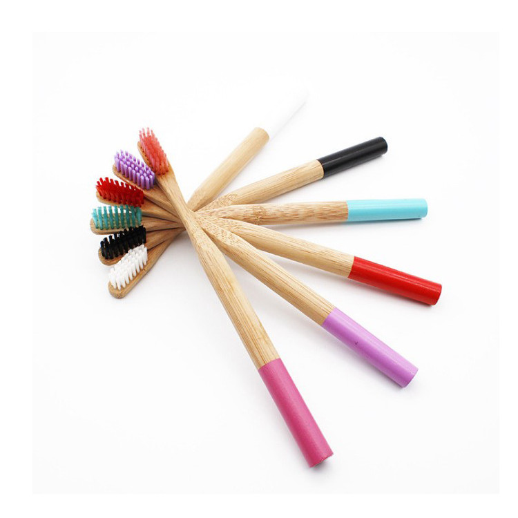 HPC1550  Round Handle Bamboo Toothbrush
