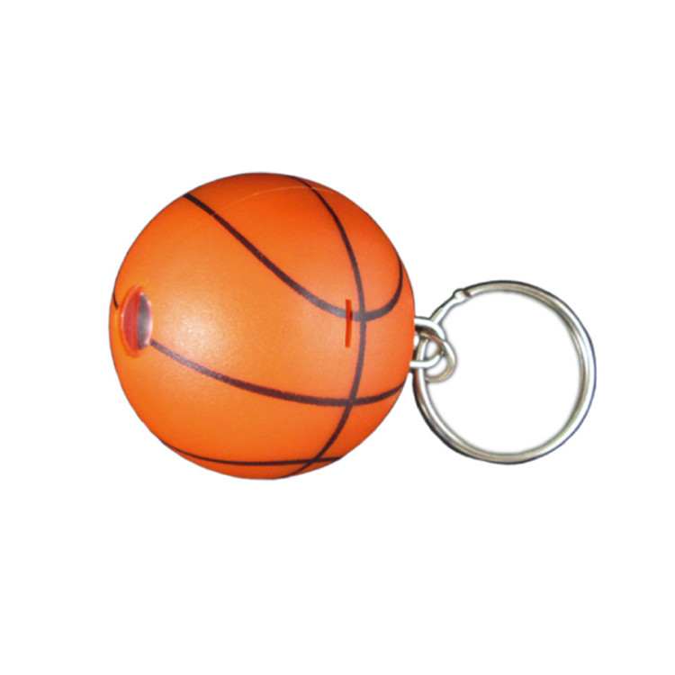 HAP1509 Basketball ABS Projection Flashlight Keychain