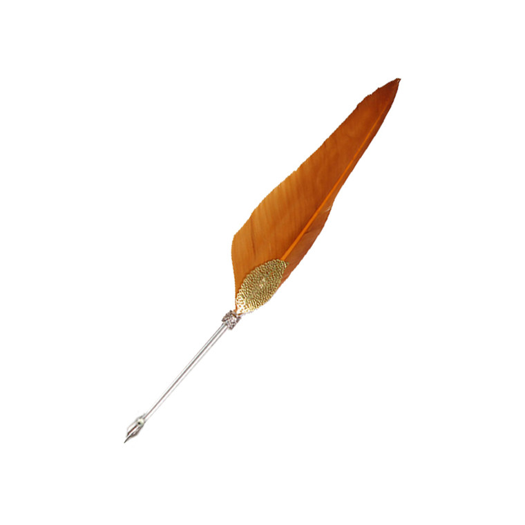 FPP1525 Classical Gold Leaf Feather Pen