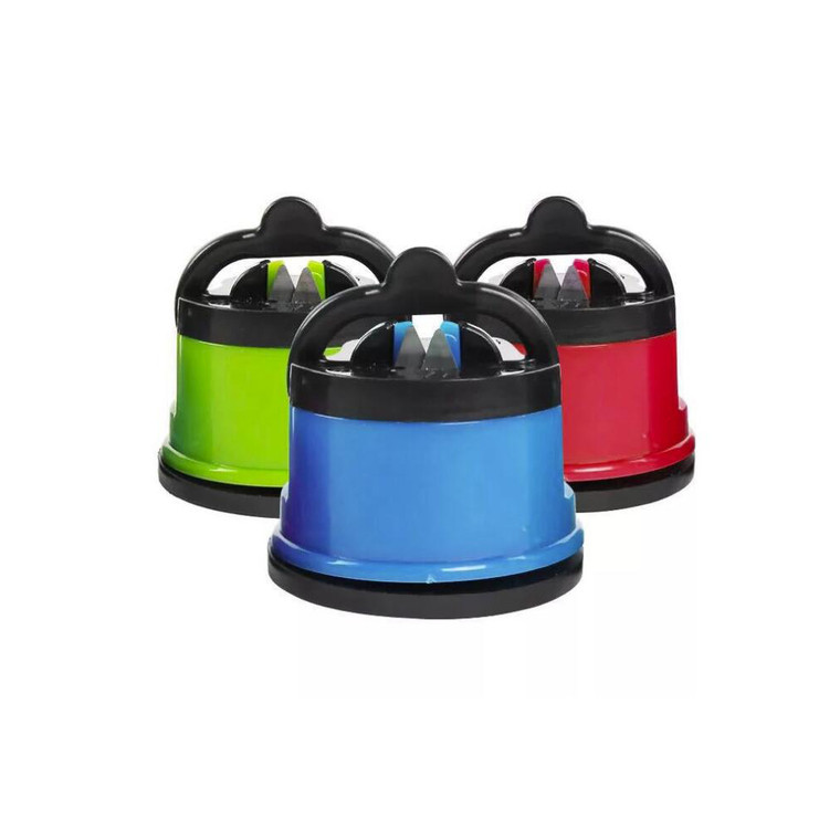 HOM2002 Practical ABS Knife Sharpener with Suction Cup Base