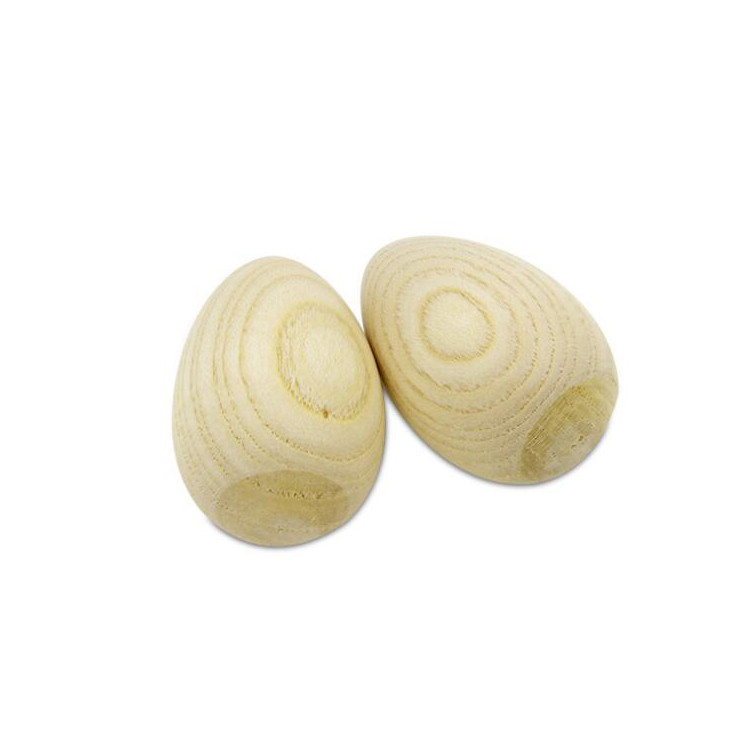 BWT1471 Egg Shape Wooden Noise Shakers