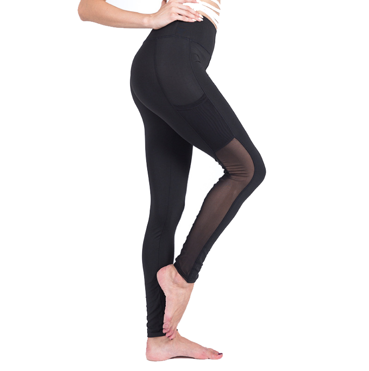 SUE1793 High Waisted Nylon Yoga Pants