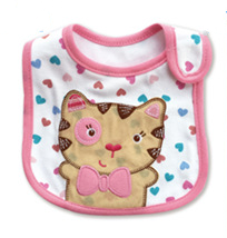 BWB1121 Catcher Pattern Baby Bibs With Magic tape