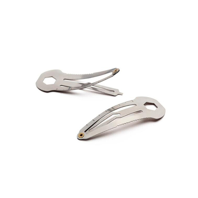 SPO2011 Portable 8 in 1 Multifunctional Stainless Steel  Hair Clip