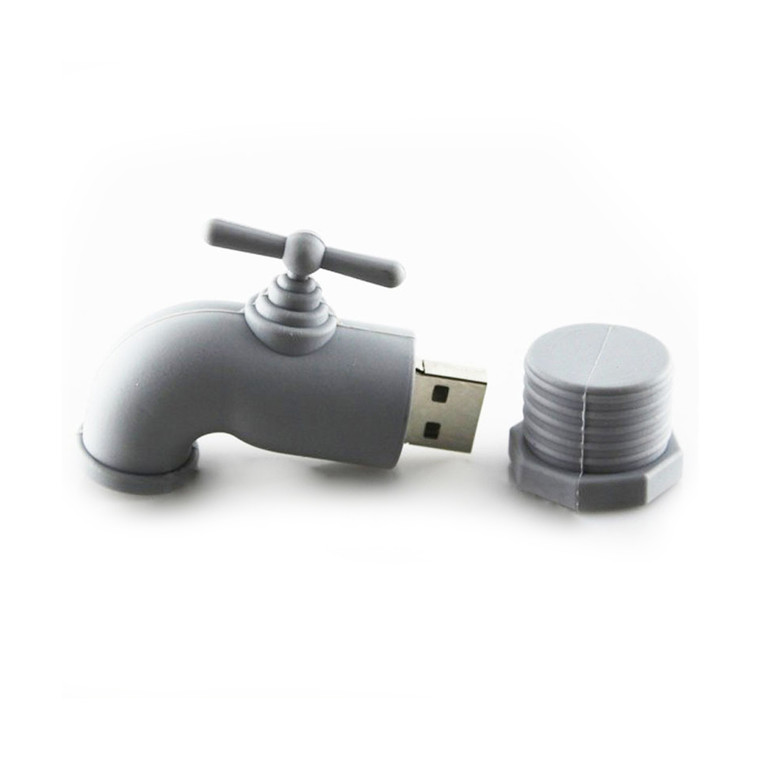 DIG2019 Faucet Shape 2GB Silicone USB Flash Drive