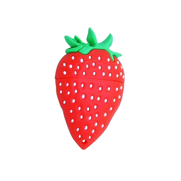 DIG2021 Strawberry Shape 2GB Silicone USB Flash Drive
