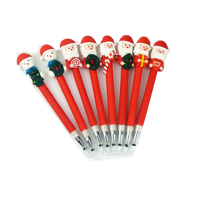 OFF2032 Durable Santa Claus Plastic Gel Pen