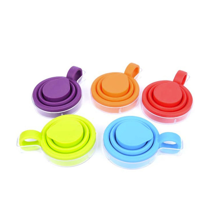 SPO2025 Portable Outdoor Silicone Folding Cup