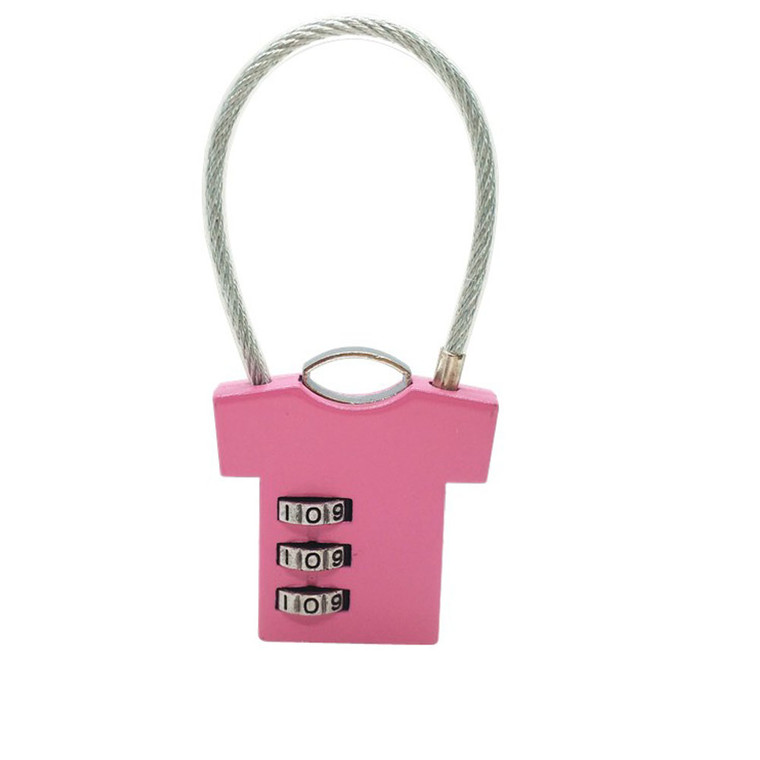 SPO2037 Clothes Shape Zinc Alloy Combination Padlock