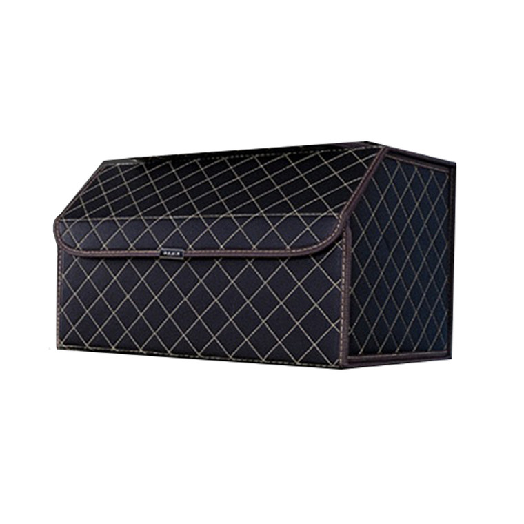 HOM2201 Light Cargo Foldable Design Car Backup Leather Storage Box