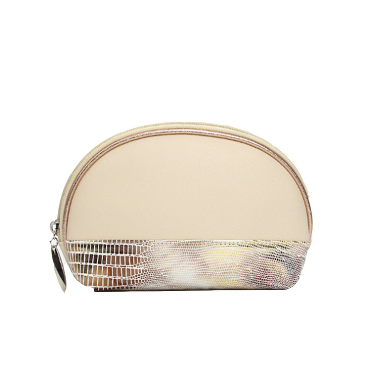 HOM2213 Portable Shell Shape PU Cosmetic Bag