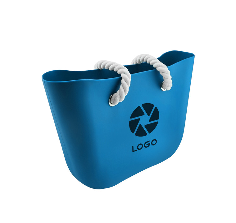 SPO2080 Fashion Waterproof Removable Sleeve Silicone Beach Tote