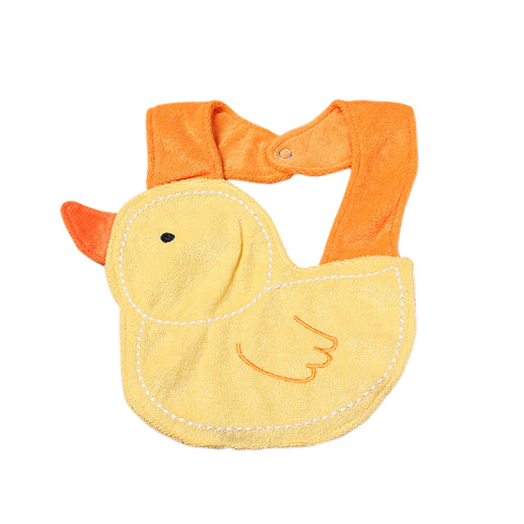 BWB1162 Cute Animal Baby Bandana Bibs With Duck Shaped