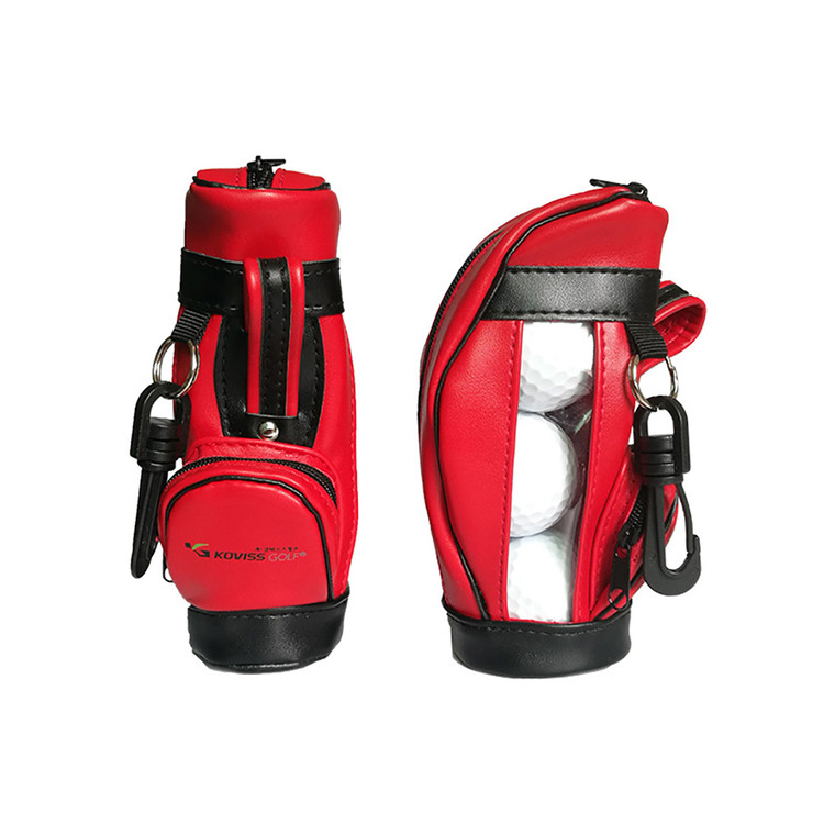 SPO3032  Portable PU Small Golf Ball Waist Bags
