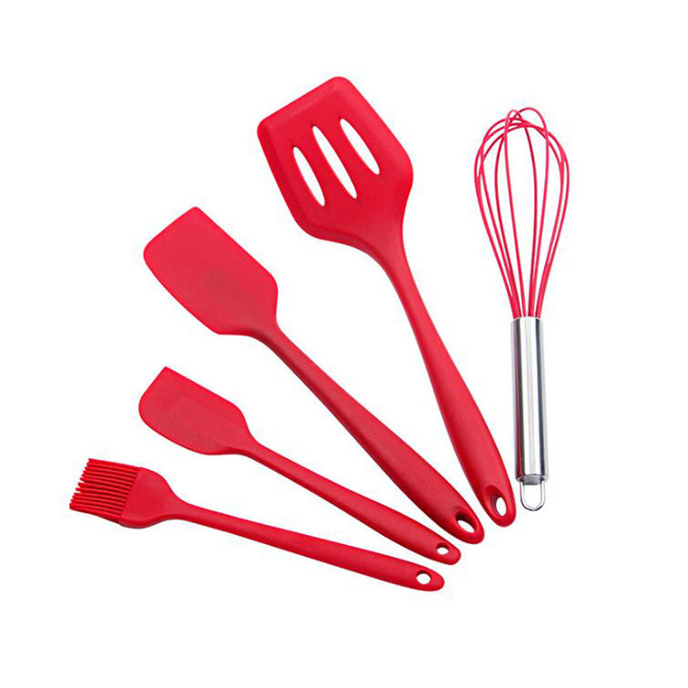 HOM3114 Practical 5 Pieces Silicone Baking Tool Set