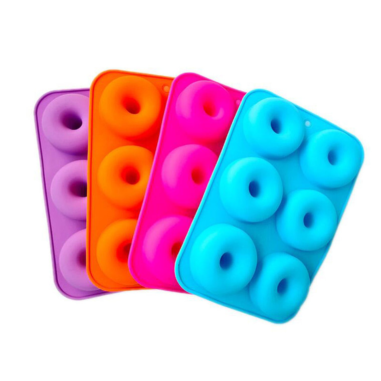 HOM3129 Donut Shape Silicone Cake Model 