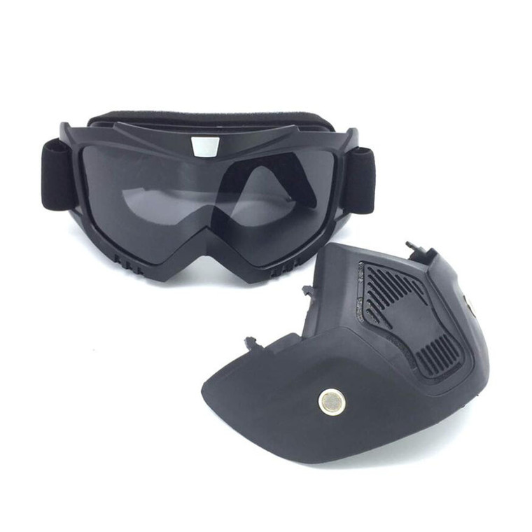 SPO3087 Retro Motorcycle Face Mask Goggles