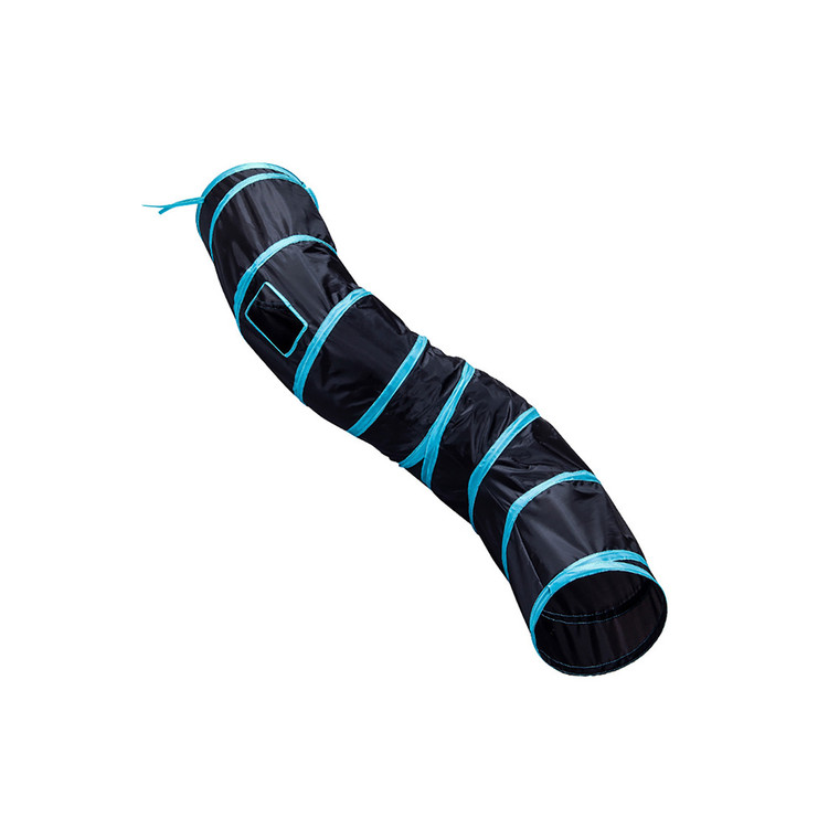 MOR3123 Pet Cat S-Shaped Curved Tunnel Toy