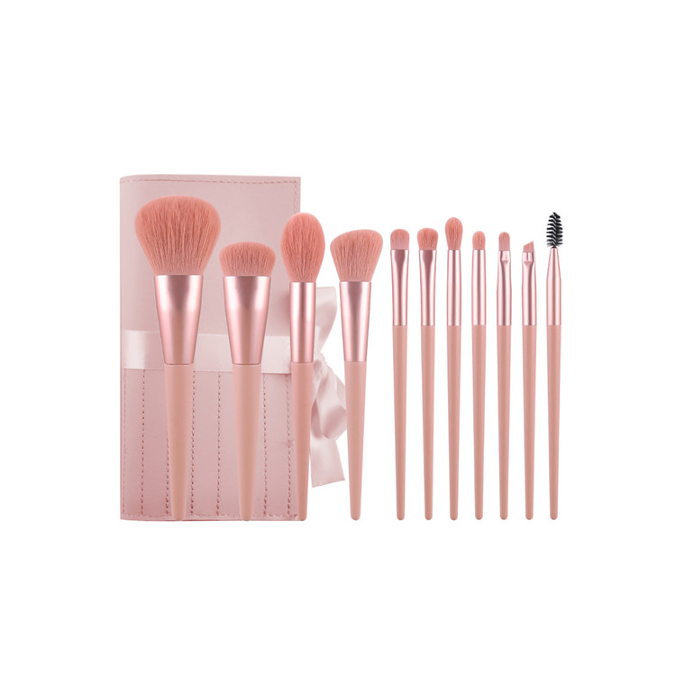 MOR3221 Pink Makeup Brushes Set